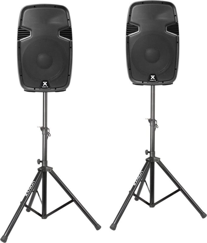 Vonyx SPJ-1200A 12 Speakerset met standaards