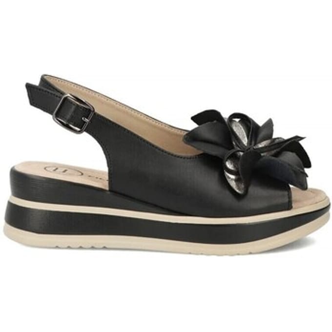 Sandalen met sleehak Filippo DS704526BK
