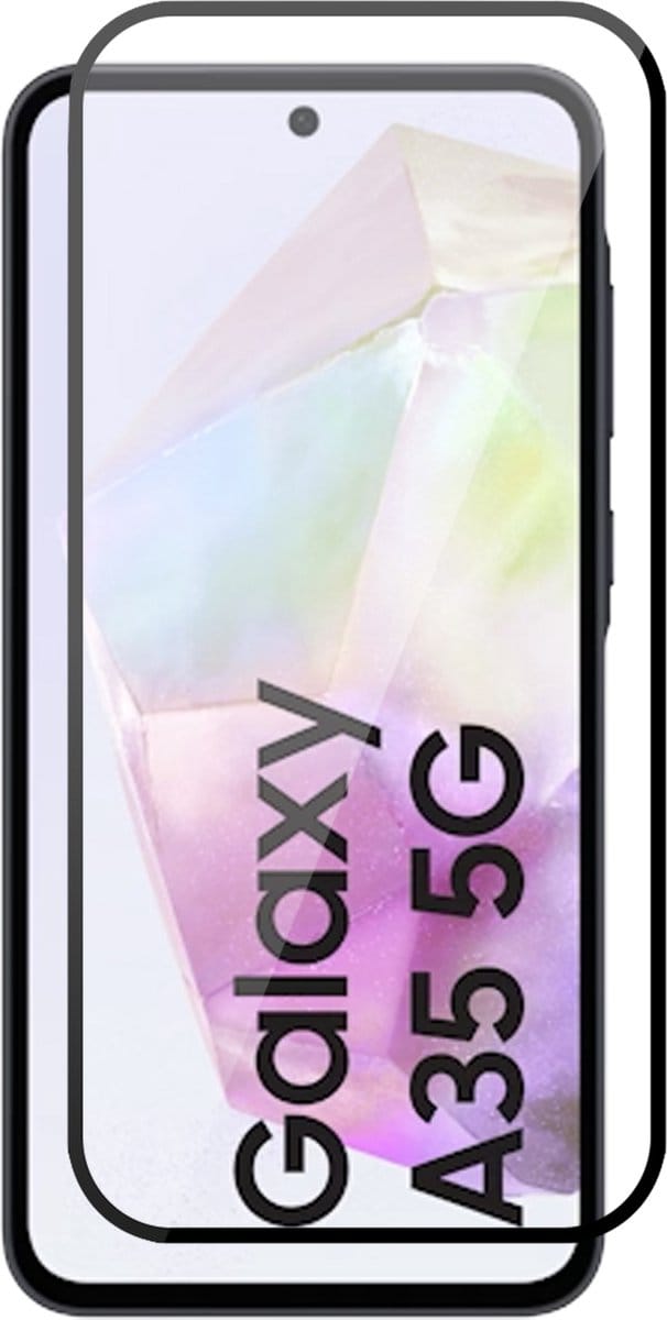 Screenprotector geschikt voor Samsung Galaxy A35 - Volledig Dekkend Glas Screen Protector