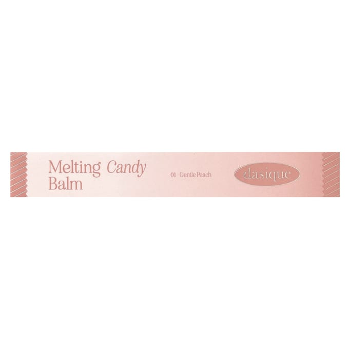 Dasique, Melting Candy Balm, 01 Gentle Peach, 1.5g (0.05oz) white
