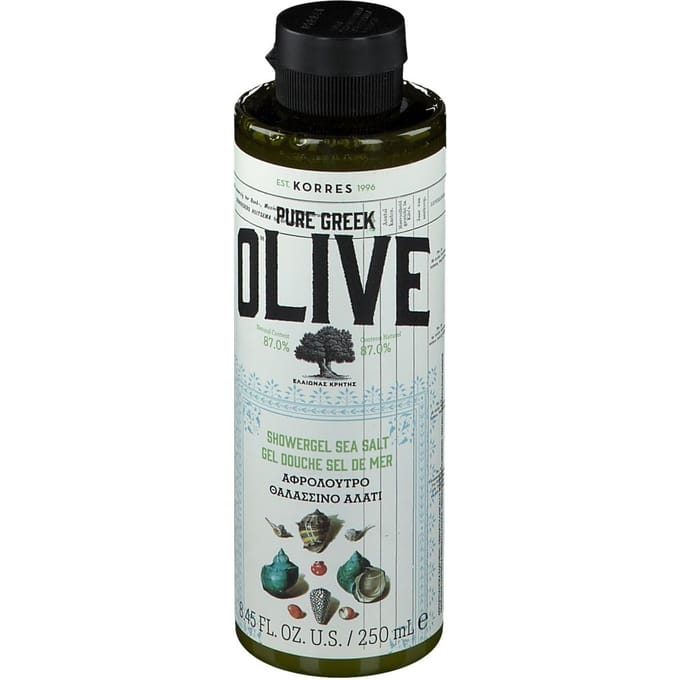 Korres Pure Greek Olive Douchegel Olijf & Zeezout Dames 250 ml