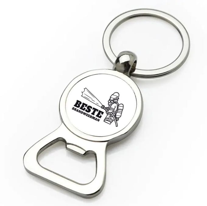 Akyol - beste brandweerman flesopener - Beste brandweerman - collega - cadeau - 9 bij 3 cm