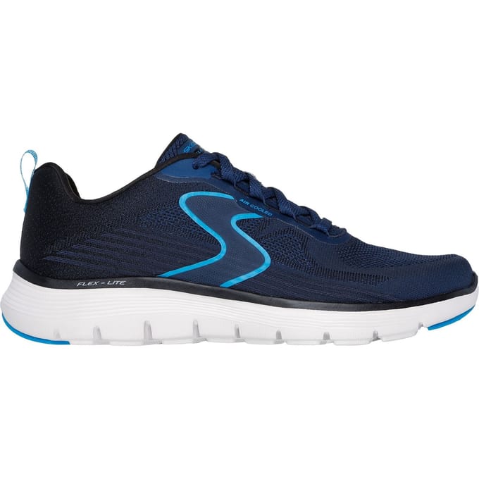 Skechers Flex Advantage 5.0 Spreelo Polyester Heren Navy/Blauw Sportschoenen