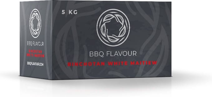 BBQ Flavour Houtskool - Binchotan - White Maitiew - 5 kg - Japanse Houtskool - Shichirin - Charcoal
