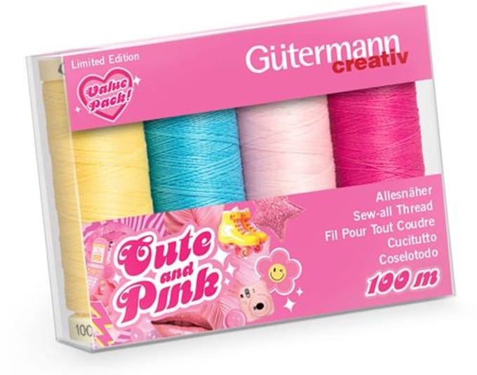 Gütermann Cute and Pink - Naaigarenset - 4x100m - 1st
