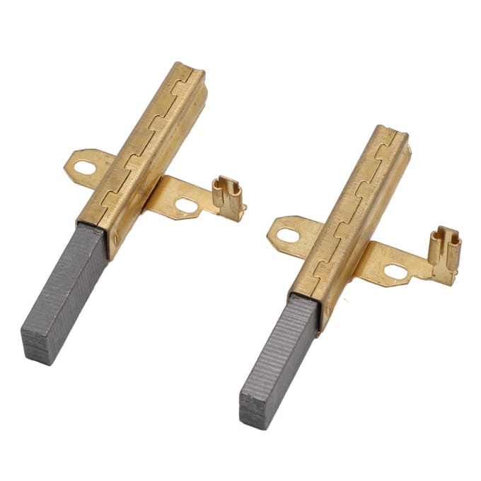 2 STKS Stofzuiger Koolborstel Messing Elektrische Stofzuigermotor Koolborstel Vervanging beige