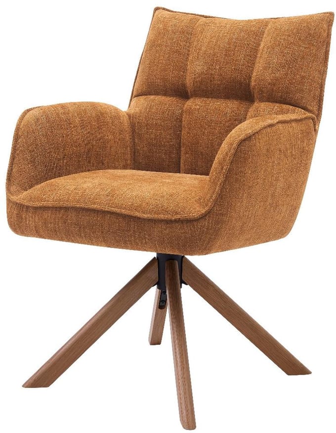 Nordic Home - Janna armstoel - roestbruin