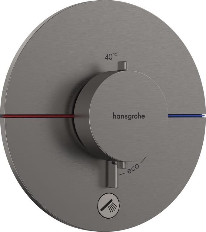 Hansgrohe ShowerSelect Comfort S Afbouwdeel Inbouwthermostaat Brushed Black Chrome