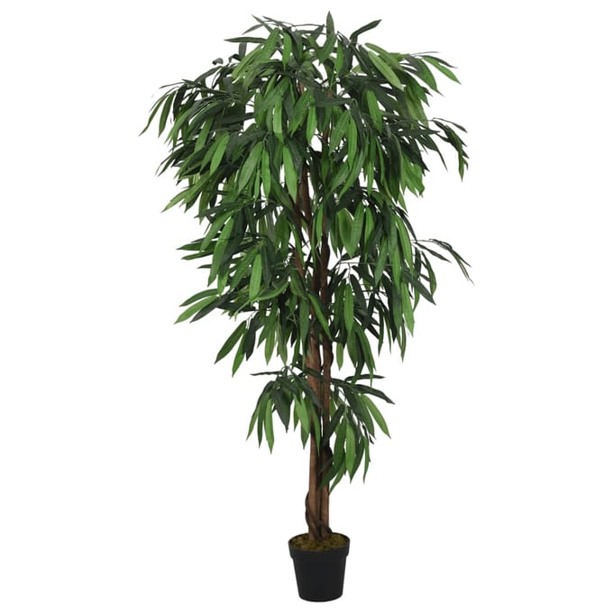 vidaXL - Kunstplant - mangoboom - 900 - bladeren - 180 - cm - groen