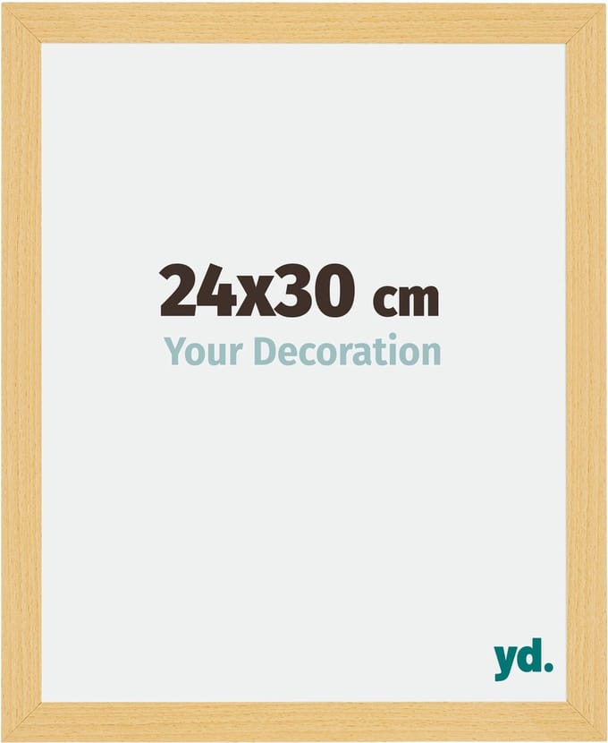 Your Decoration - Fotolijst 24x30 cm - MDF - Beuken Decor - Mura