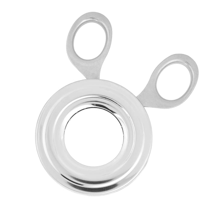 Roestvrijstalen Eiersnijder Gekookt Ei Schaal Schaar Schilgereedschap Keukenaccessoires white
