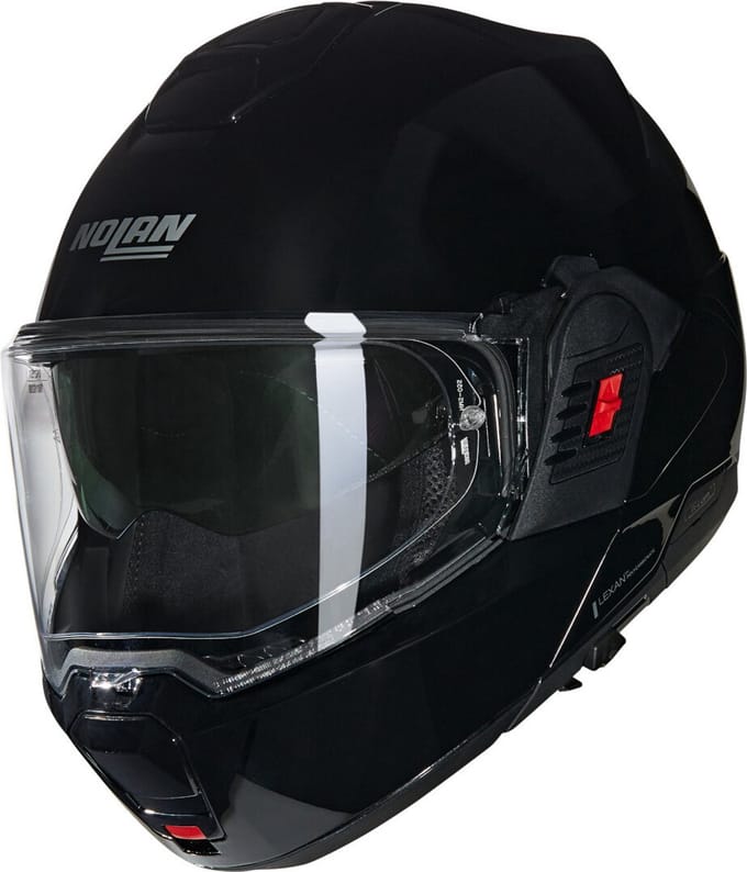 Nolan N120-1 Classico 301 Zwart Glossy Systeemhelm - Maat S - Helm