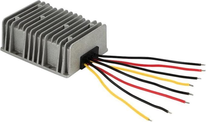 Omvormer 2 x 24 volt 12 volt max. 10 Ampere