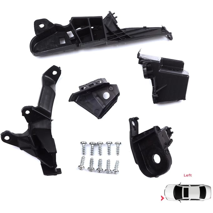 BHL569-1 Support de réparation de support de phare Ensemble d'onglets côté gauche pour Renault Clio MK5 B7 BF 2019-On 260E70544R