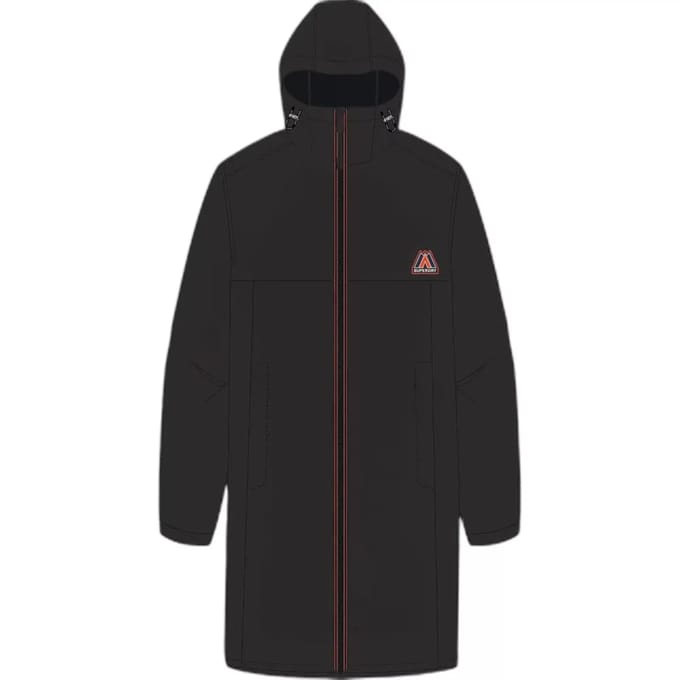 Superdry - Lange Driekleurige Windbreaker Jas - Dames