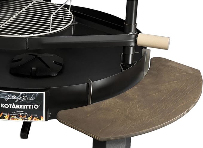Tundra grill zij tafels 12mm kastanje multiplex x