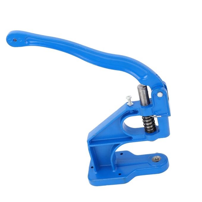 Handpersmachine Professioneel Efficiënt Veilig Zeilring Oogjesmachine voor Banner Luifel Borden blue
