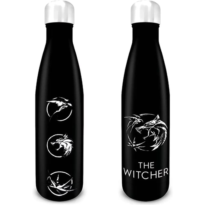 Aluminium Drinkfles Pyramid The Witcher Sigils Metal