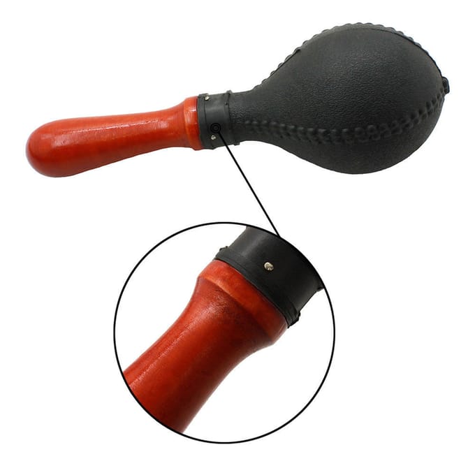 Professioneel paar Maracas Shakers rammelaars zandhamer speelgoed voor kind black