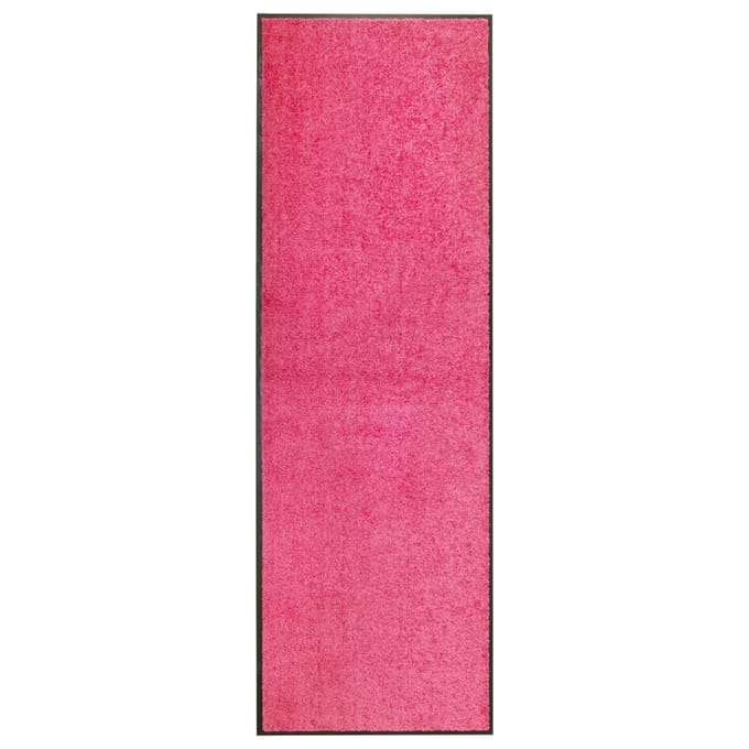 vidaXL - Deurmat - wasbaar - 60x180 - cm - roze