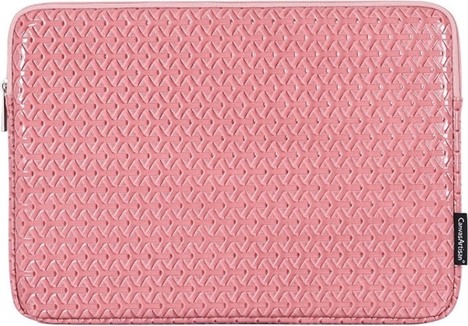 Canvas Artisan Laptopsleeve 11 inch - Laptophoes - Rose Pink