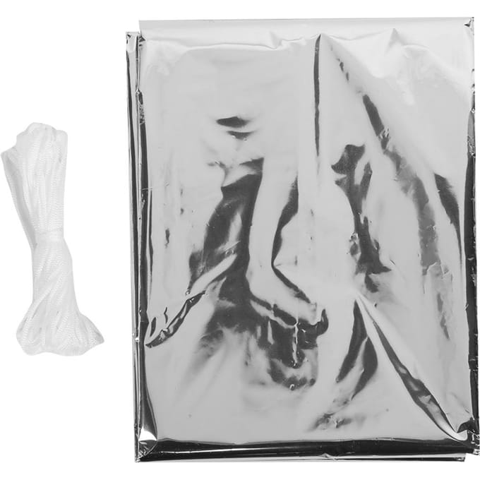 Noodtent, deken, slaapzak, outdoor survival, reflecterende, waterdichte schuilplaats white