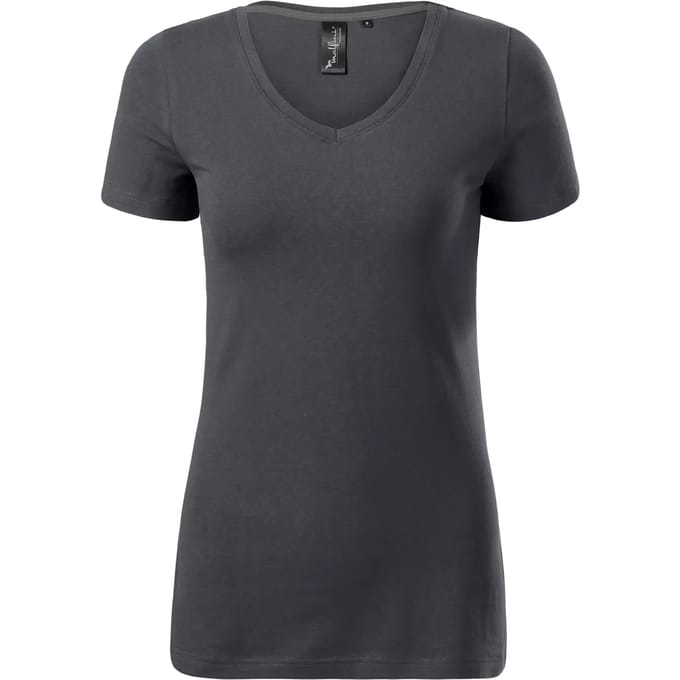 Dames-T-shirt met V-hals Malfini Premium Action 701