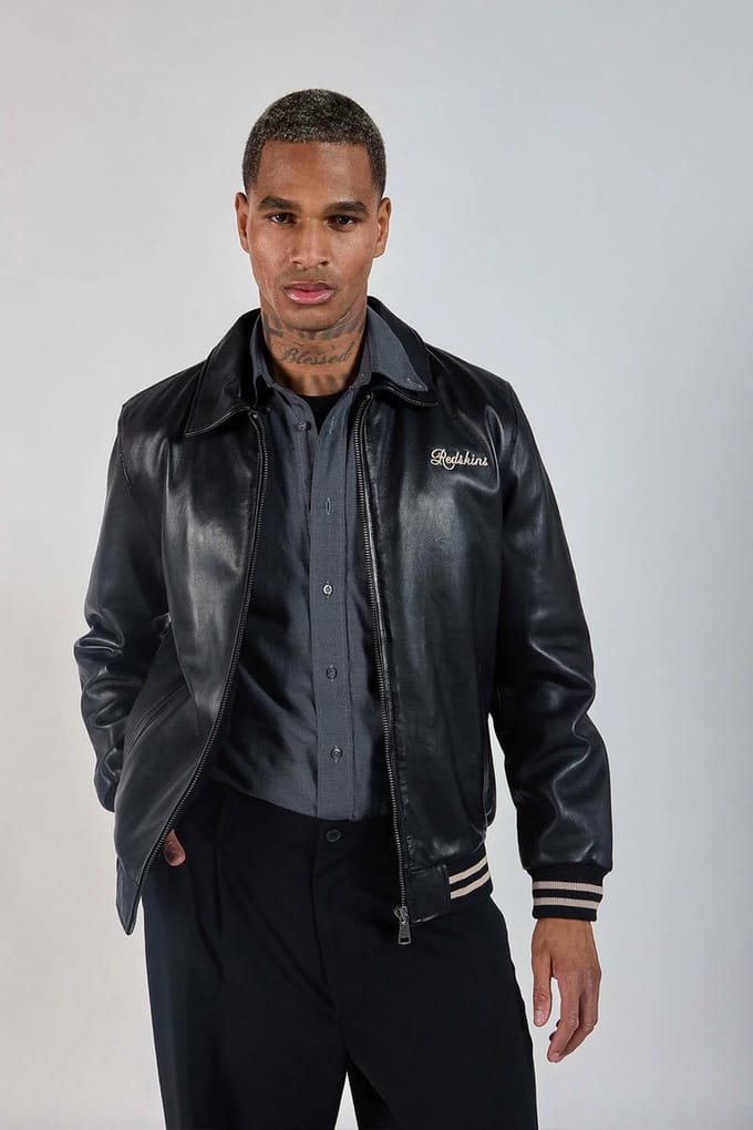 Black leather SPARK CARAT M(48)
