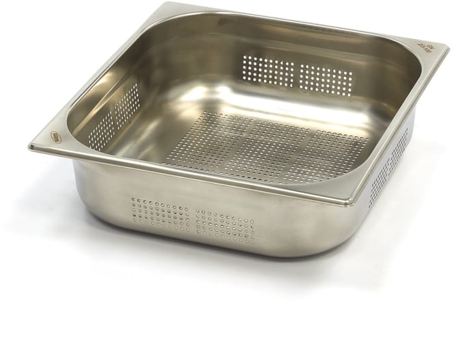 Gastronorm Bak - 2/3 GN - 10 cm Diep - RVS - Geperforeerd