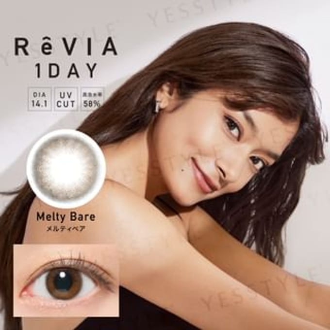 Candy Magic - ReVIA 1 Day Color Lens Melty Bare 10 pcs P-6.50 (10 pcs)