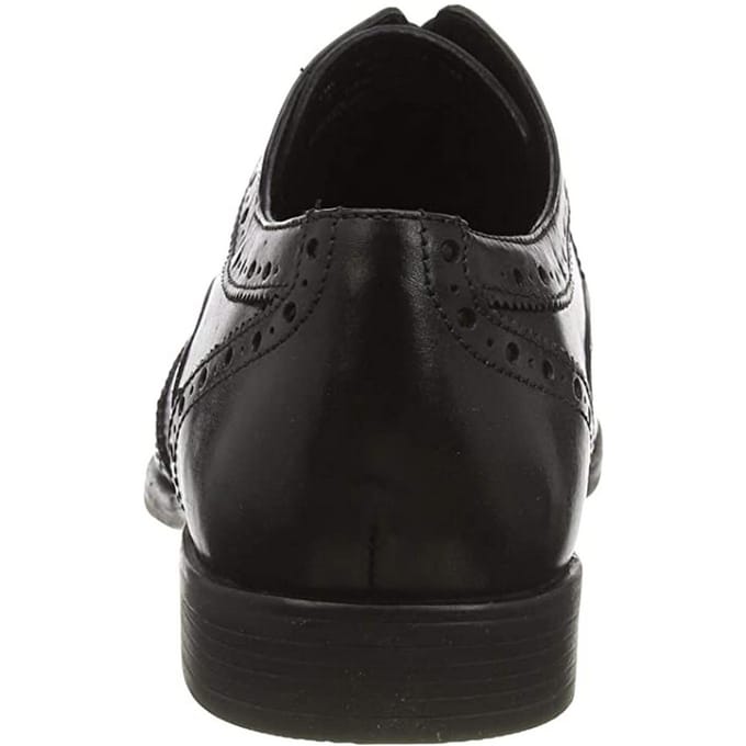 Hush Puppies Jongens Elliot Leren Brogues (Zwart)