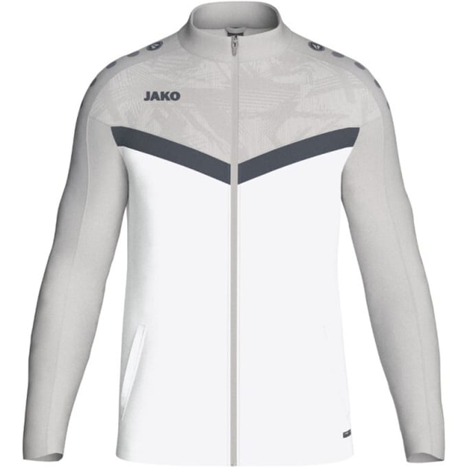 Jako Iconic Polyestervest Heren - Wit / Zachtgrijs | Maat: M