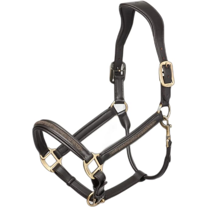 Leren halster voor paarden LeMieux Crystal