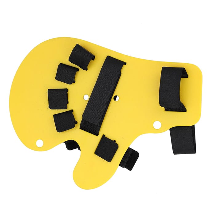 Vingerorthesen Uitgebreid Type Vingerbord Slag Handspalk Trainingsondersteuning Geel geel