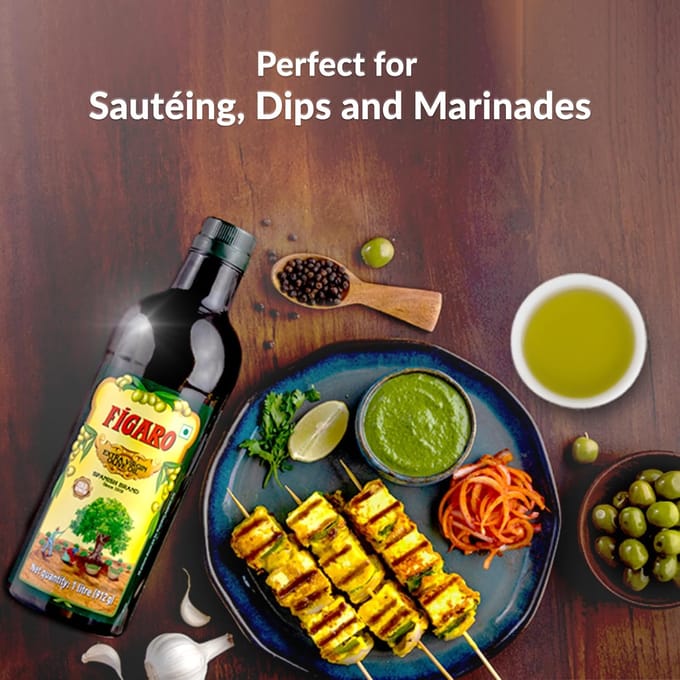 Fígaro Extra Vierge Olijfolie 100 ml Pak van 1 Voor Koken Saladedressings Dips & Marinades black