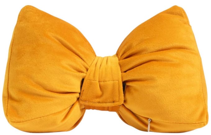 Strik Deurstopper fluweel honinggeel 16cm