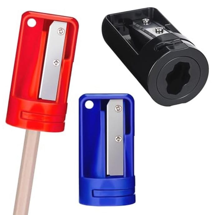 Pencil Sharpener Set - 3 Stuks Kleurrijke Houtsnijders