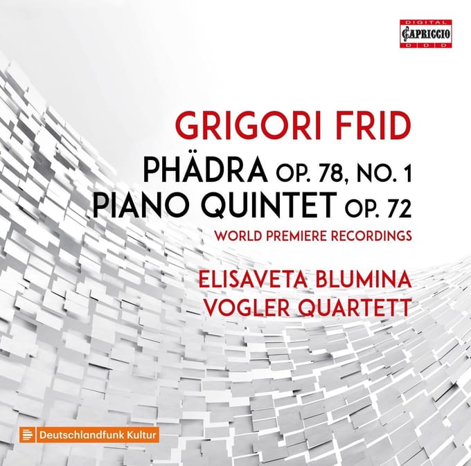 Elisaveta Blumina & Vogler Quartett - Phädra Op. 78 No. 1 | Piano Quintet Op. 72 (CD)