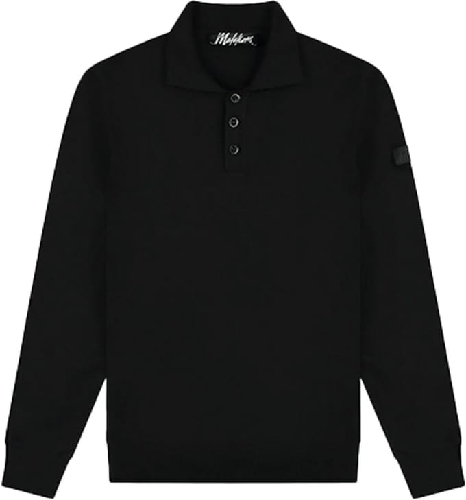 Malelions Knitted Long Sleeve Polo