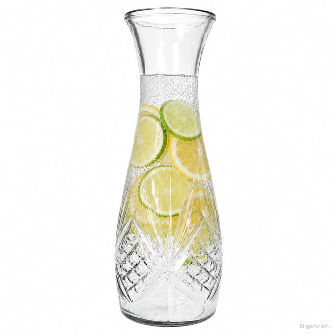 VALTO karaf 1 l met reliëf, van glas – 92683