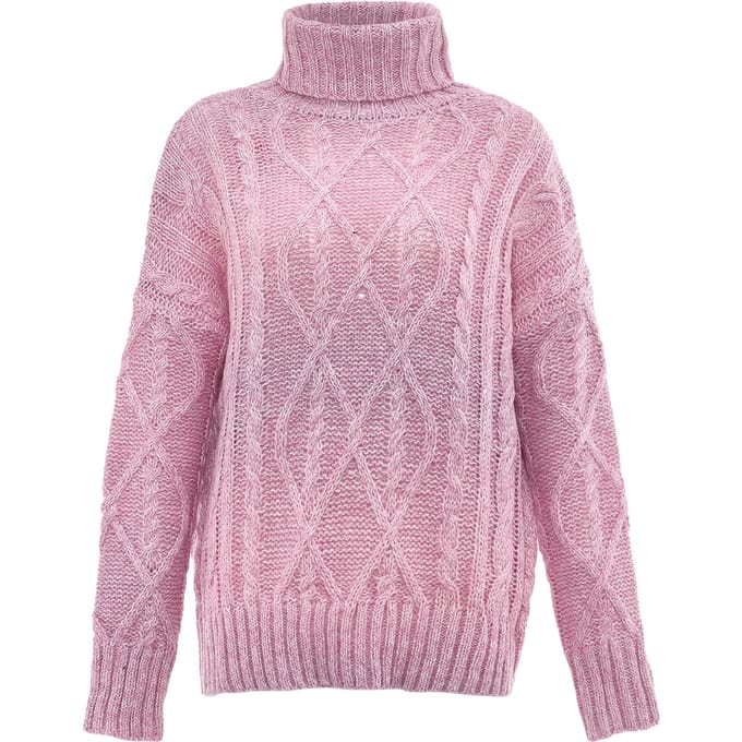 Mymo Trui met coltrui Dames roze roze