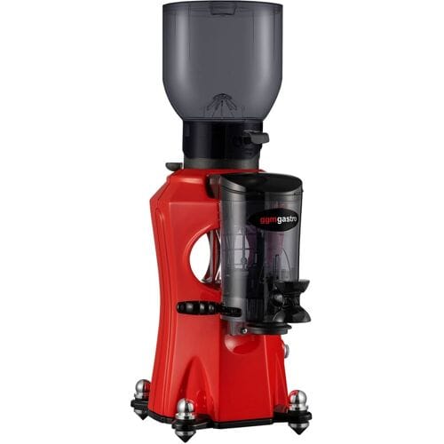 GGM Gastro Kaffeemühle - 2kg - 45dB - Mit Dosierer - Rot Rood