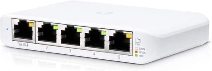 MKSS® Netwerk Switch - Netwerk splitter - Unmanaged - 5 Poorten - Wit