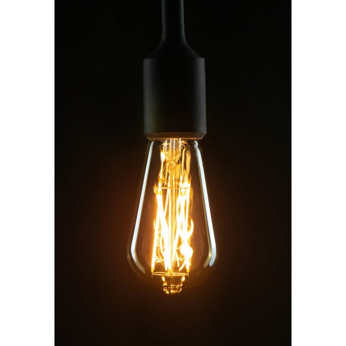 Segula LED lamp E27 ST64 5W 2.200K goud/goud dimbaar