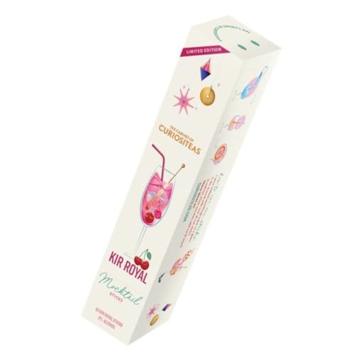 Cabinet of curiositeas - kir royal mocktail sticks