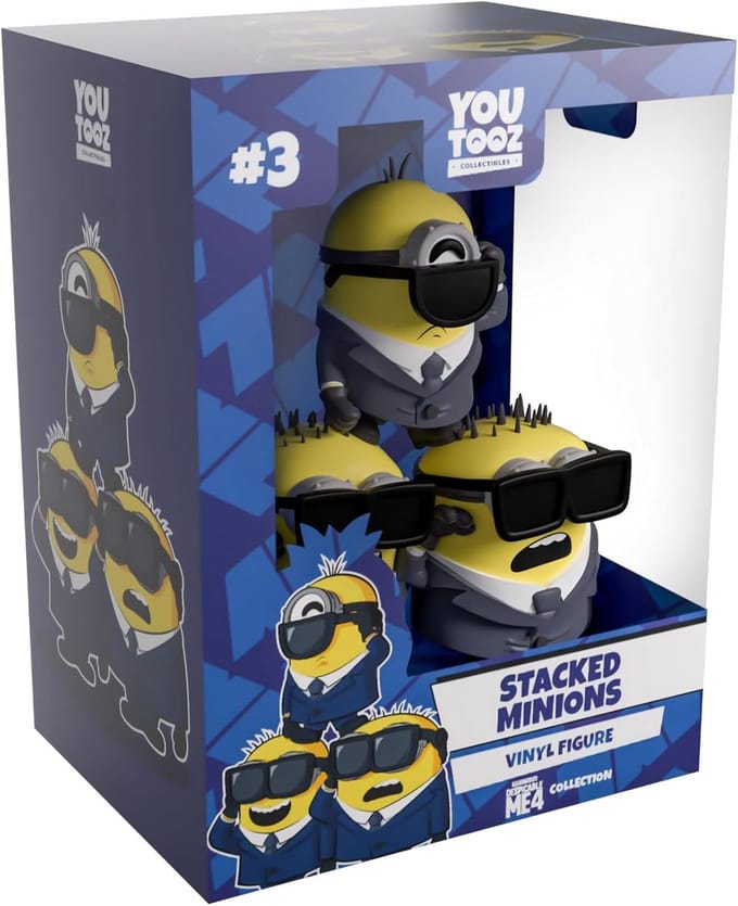 Gestapelde Minions Vinyl Figuur 13 cm - Verzamelbaar Actiefiguur van Despicable Me