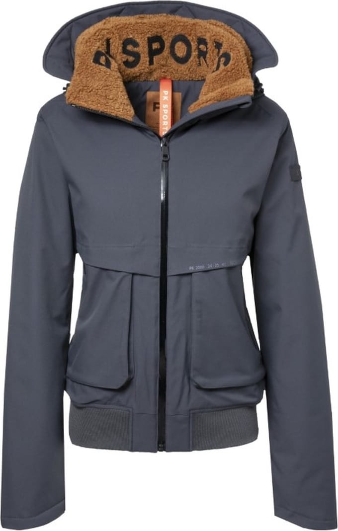 PK International - Winterjas - Dames - Waterdicht - Winddicht - Capuchon - Phantom - Grijsblauw - 158