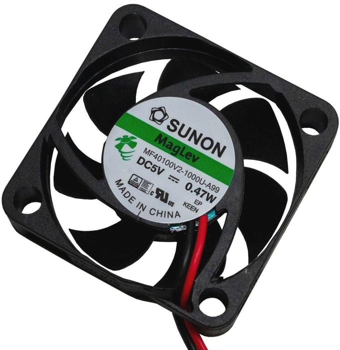 DC Ventilator 5V - 40x40x10 mm - 11,8 m³/h - 5800 RPM - 0,47W