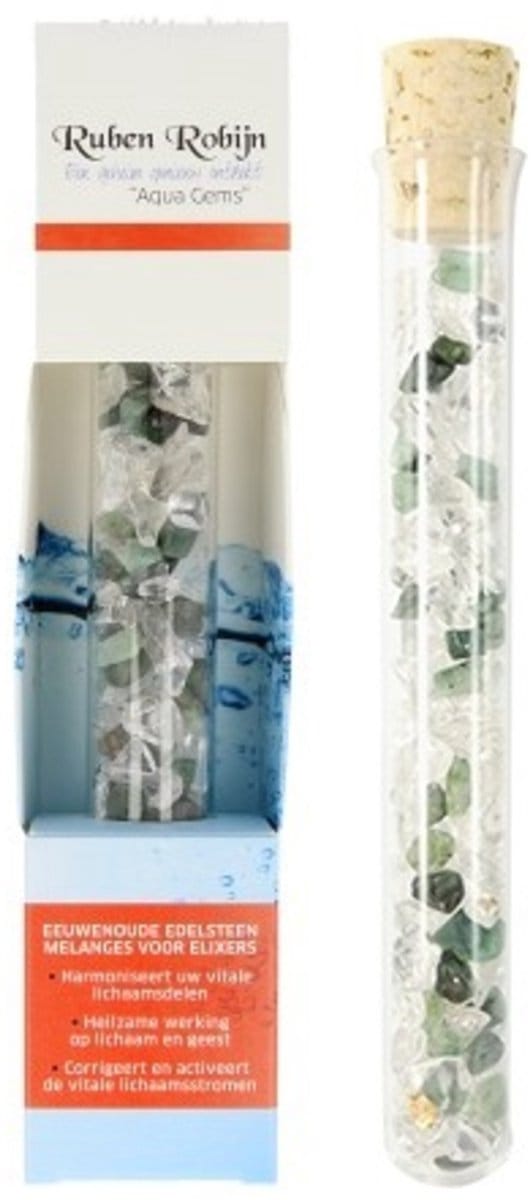 Oriëntatie & Groei large Aqua Gems edelsteenwand