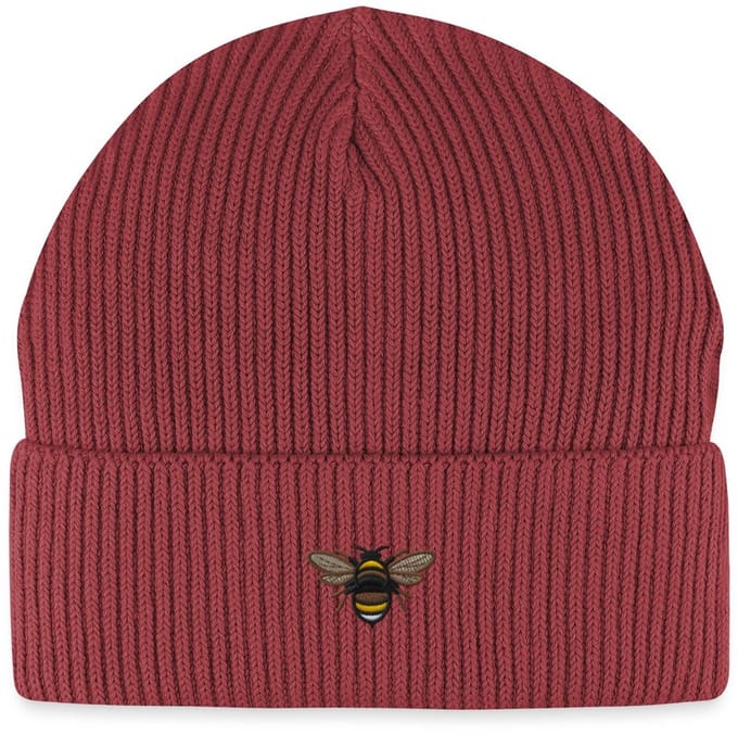 Geborduurde Bij Uniseks Bio Fisherman Beanie